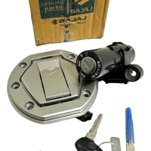 KIT DE CERRADURA O SWITCH COMPLETO CON TAPÓN PARA PULSAR NS 160 DEL 2017 EN ADELANTE ORIGINAL BAJAJ