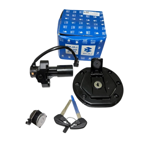 JUEGO DE CERRADURAS CON TAPÓN PARA PULSAR NS400Z - Imagen 2
